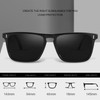 Carfia Retro Polarized Sunglasses for Men UV Protection Hand-crafted Acetate