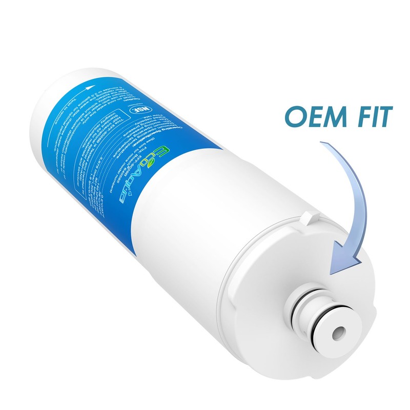 EcoAqua EFF-6026B Fridge Water Filter Compatible with Abode Aquifier, Safelock,