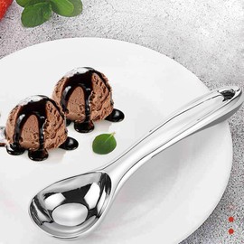 OWLMATE Ice Cream Scoop, Stainless Steel, Ice Cream Scoop, Small, Ice Cream Scoop, Metal, Non-Slip, Unbreakable, High-Quality Zinc Alloy