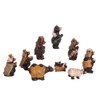 Kurt Adler Resin Nativity Bear, 4-Inch, Set of 9