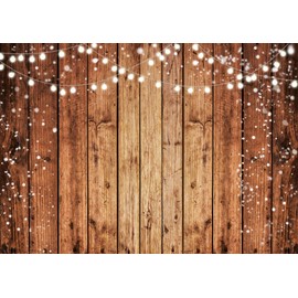 LTLYH 10x8ft Brown Wood Photography Backdrop Photographers Brown Photo Backdrop Retro Wood Wall Backdrop Baby Shower Birthday Party Banners Backdrop 216…