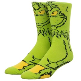 The Grinch Cartoon Character Unisex Crew Socks