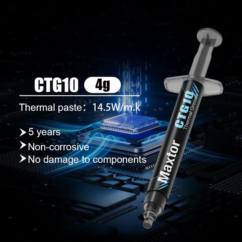Maxtor CTG10 Thermal Compound Paste Heat Sink for IC/Processor/CPU/GPU/All Coolers,