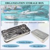 HIGH TECH INSTRUMENTS Stainless Steel Instrument Box with Lid Tray