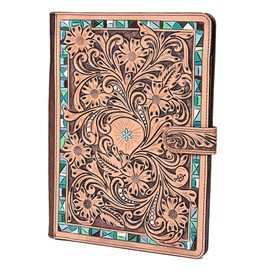 American Darling Portfolio Bag Hand Tooled Genuine Leather Western Women | Student for Sketches