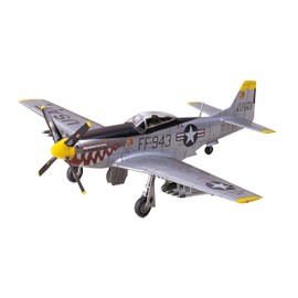 TAMIYA 300060754 F51 Mustang Korean War 300060754-1:72 F-51D North American, Aviation, Military Plane, Standing, Faithful Replica, Plastic, Crafts, Model Kit, Assembly, Unpainted