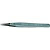 KD89 Horotec MSA12.714 - Tweezers with Black Carbon Fibre Tips, Very Fine Tips., grey