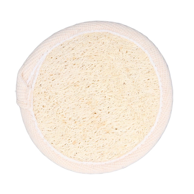 10pcs Loofah Facial Exfoliating Pads Round Shaped Reusable Gentle Scrubbing
