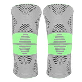 2Pcs Quality Strength Training Nylon Sports Kneecap Kneepad Workout Fitness Protective GearL