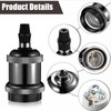 Hortsun 16 Packs E26 Vintage Ceramic Lamp Socket, Edison Industrial
