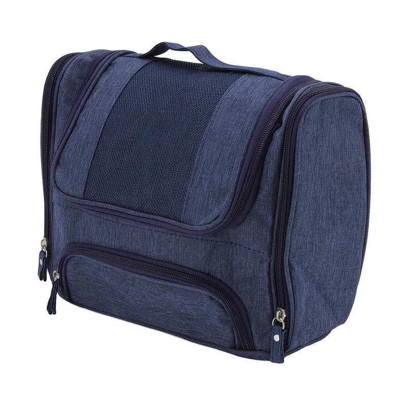 Toiletry Bag Portable Handheld Design 300D Cationic Waterproof Makeup Storage
