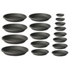 Euro3Plast Medea 1482.62 Saucer 36 cm Anthracite