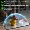 Pure Titanium Dual-Side Cutting Board with Non-Slip Pad ¨C Hygienic,