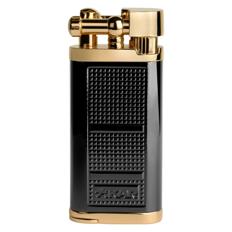 Xikar Pipeline Pipe Soft Flame Lighter Black 595BKGD Classic Styling