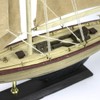 Model Pond Yacht with Distressed Hull, 30 cm