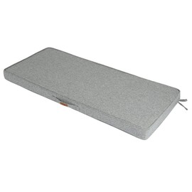 FUNHOME Outdoor Bench Cushion 42 x 18 Inch, Water Repellent Patio Furniture Cushions, Thickened Sponge Filling Garden Sofa Settee Couch Swing Pads with Handle and Adjustable Straps-Light Grey
