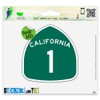 California Route Highway 1 Vinyl Car Bumper Window Sticker 2" x 2"