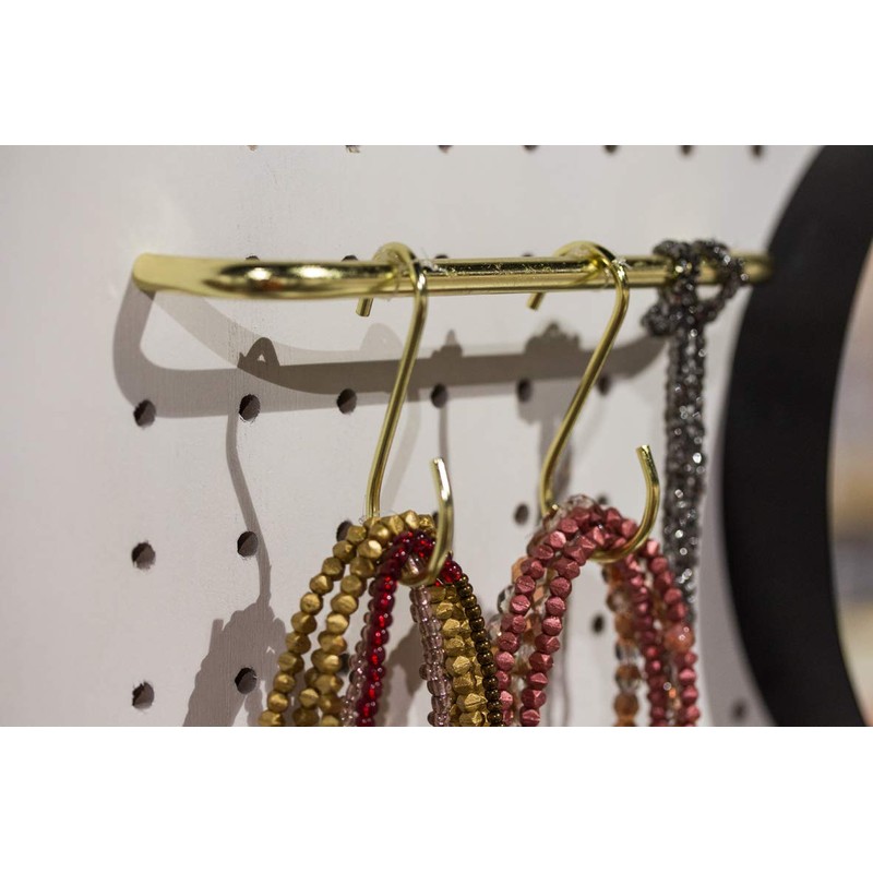 Rayher 4 x Gold Metal S Hooks for Rayher Pin