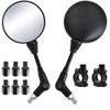 Folding Motorcycle Rearview Mirrors for Bikes & Scooters – Adjustable