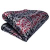 Hi-Tie Men's Solid Colour Tie Handkerchief Wedding Party Classic Tie