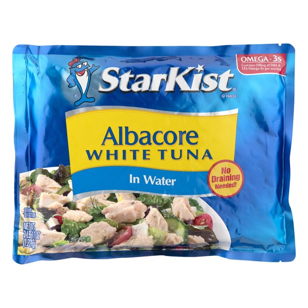 StarKist Chunk White Albacore Tuna in Water - 43 oz Pouch (Pack of 6)