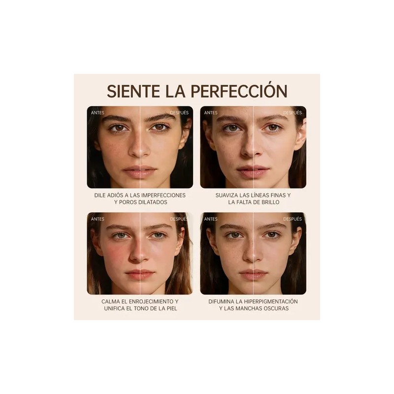 Lanisty Base De Maquillaje 4 En 1 Color Beige Adaptable