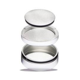 ZUMIQ Stylish Pouch Tin Made of Robust Aluminium for Storage, Compact Box for Herbs, Pills, Snus, Pouches (Black)