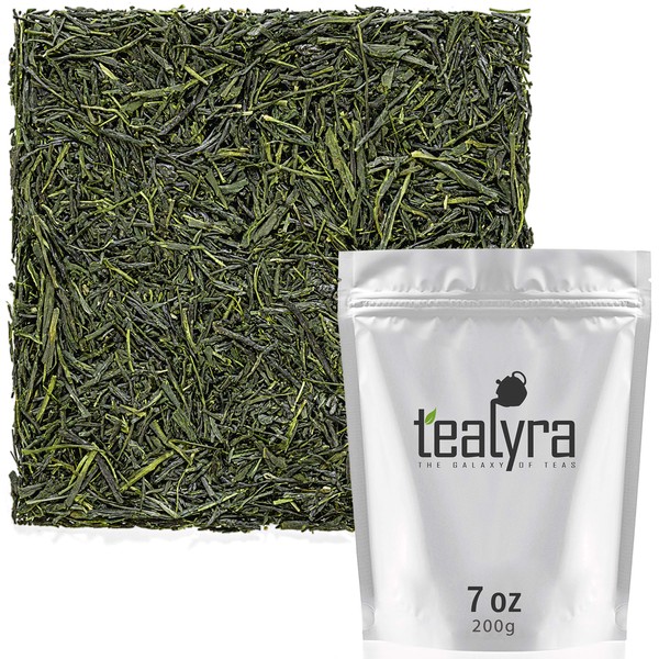 Tealyra - Gyokuro Shizuoka - Japanese Green Tea - The Best Japanese Tea - Organically Grown in Japan - Loose Leaf Tea - Caffeine Medium - 200g (7-ounce)