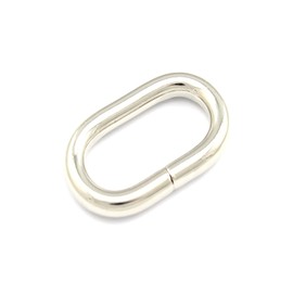 10 Oval Rings 32 x 16 x 5.8 mm O-Ring Steel Nickel-Plated Iron Ring Steel Ring