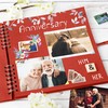 Bstorify 25.4 x 25.4 Cm Scrapbook Album 70 Pages Red