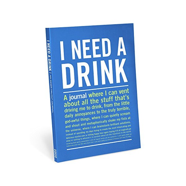 Knock Knock I Need A Drink Inner-Truth Journal (Large, 7