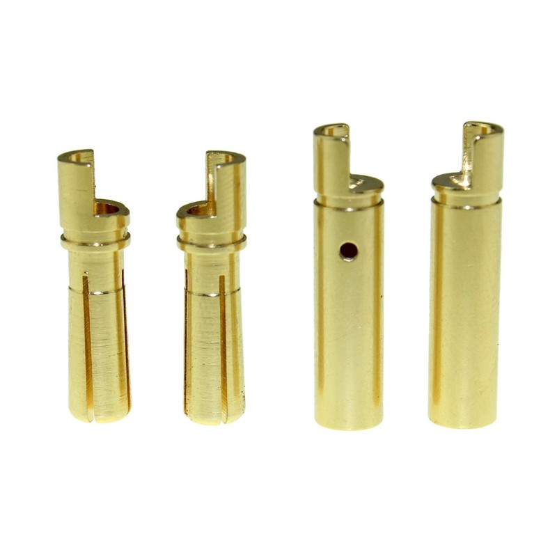 20 Pairs Amass 4.0mm 4mm Gold Banana Bullet Connector Plug
