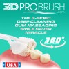 3D PRO BRUSH * 3-Sided Toothbrush | 2PK 360 Deep