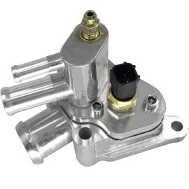 Engine Coolant Thermostat Housing Assembly Compatible with 2001 2002 2003 2004 2005 2006 Chrysler Dodge Cirrus (Mexico) Sebring Stratus V6 2.7L