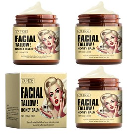 OUHOE Tallow Honey Moisturizer Face Balm - Specification: 120G * 3