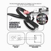 Wall Switch Remote Control Kit,On/Off Wall Mounted Control Set for