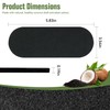 20-Piece Ceiling Fan Air Filter Pack, Fragrance-Free Activated Coconut Shell