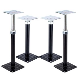 YXGJDP 4-PCS Lift Supports,Adjust Supports,Level Supports,Floor Jacks,Adjustable Support Jack for The Floor,Mini Screw Jack- Post 9" to 13"