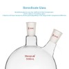 StonyLab Glass 2 Neck Round Bottom Flask RBF, with 24/40