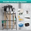 EVERHANGER Garden Tool Organizer Stand, Garage Tool Storage Organization, Yard