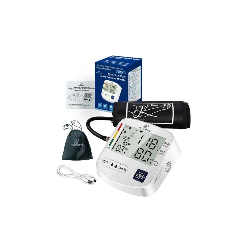 Kit De Salud En Casa: Tensiómetro + Oxímetro + Termómetro,