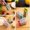 Mini Cheese Grater, 3PCS Stainless Steel Small Box Graters, Professional