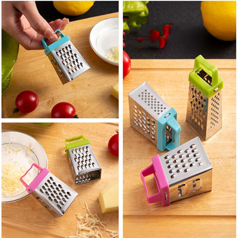 Mini Cheese Grater, 3PCS Stainless Steel Small Box Graters, Professional