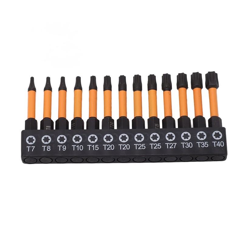 26Pcs Screwdriver Bit Star S2 Alloy Steel 1/4in Hex Shank