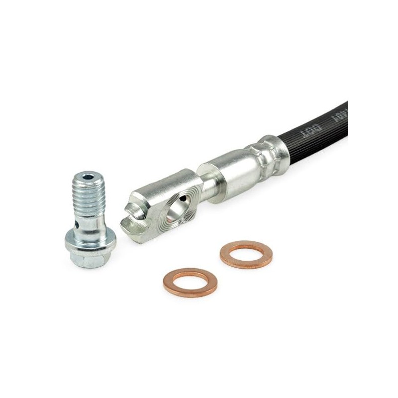 RIDEX Brake Hose 83B0231 Front Brake Hoses Length 384 mm