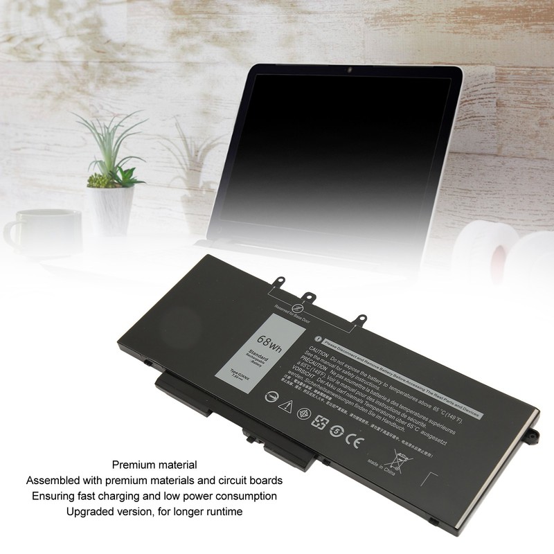 68Wh GJKNX Laptop Battery Compatible for Dell Latitude 5480 5580