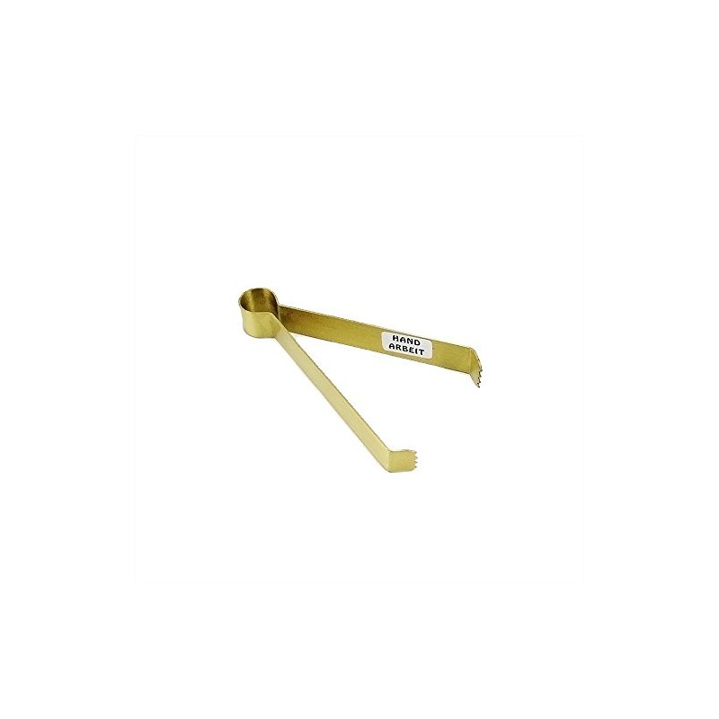 NKlaus Tongs Incense Tongs 12cm Brass Handwork for Incense 2944