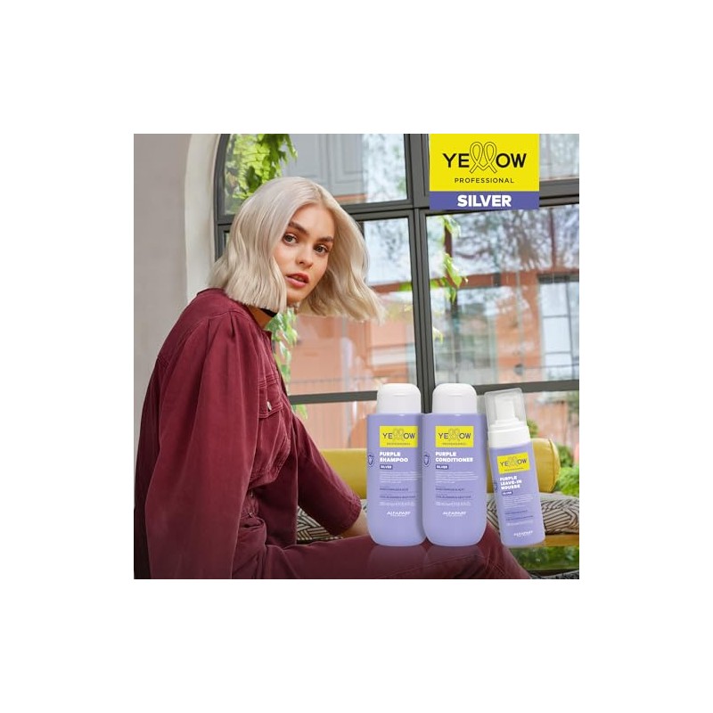 Yellow Professional Silver Purple Shampoo 500ml