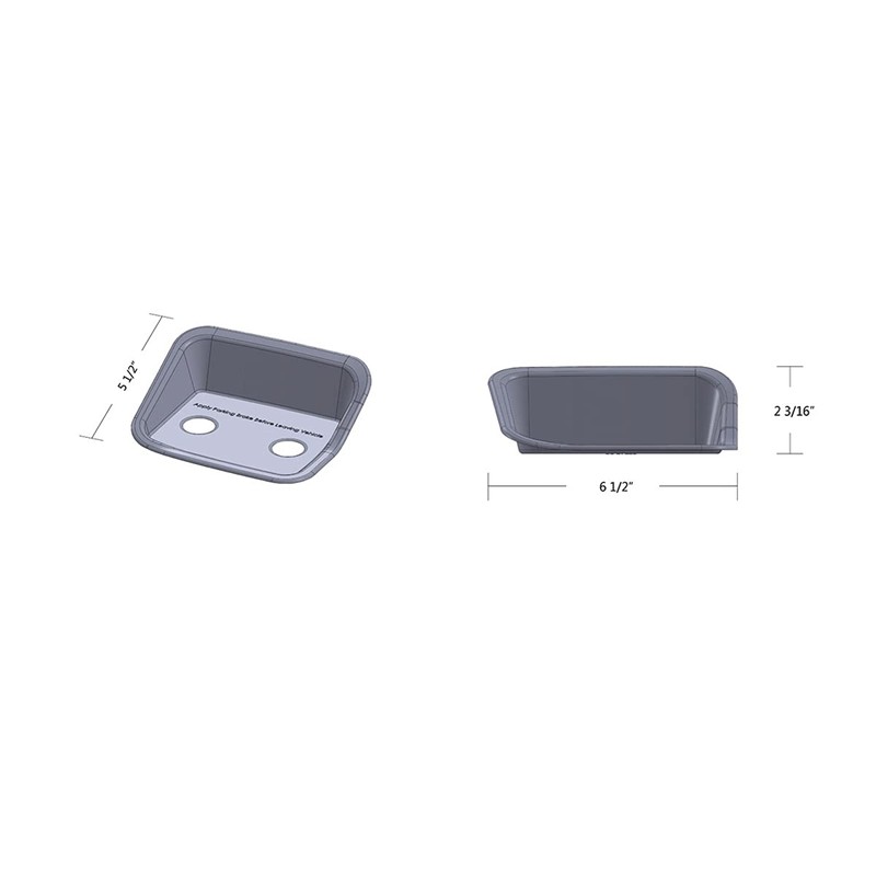 C2W Chrome Air Valve Bezel Cover for 2006+ Peterbilt 379384386387388389