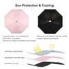 TIME LOVER Compact Travel Sun & Rain Umbrella Windproof Portable